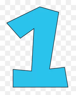 Number One Clip Art - Blue Number 1 Clip Art - Png Download - Full ClipartFlare.com 
