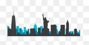 Statue Of Liberty National Monument Skyline Vector Graphics ClipartFlare.com 