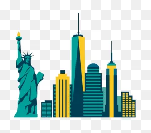 Blog De Nueva York - New York City Illustration Clipart - Full ClipartFlare.com 