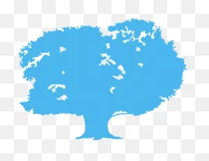 Oak Tree Silhouette - Free Vector Silhouettes | ClipartFlare