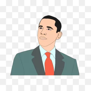 Barack Obama Portrait | Free PNG-WebP