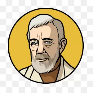 Download Obi-Wan Kenobi - Coach - Clock - Full Size Png Image - ClipartFlare