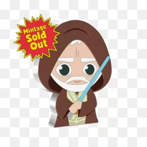Sold Out! Chibi™ Coin Collection Star Wars™ Series – Obi-Wan Kenobi™ 1Oz  Silver Coin