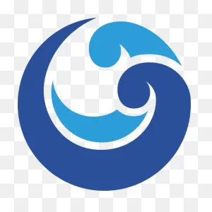 Ocean Text Circle Logo Clipart - Ocean Clipart Nature Clip Art