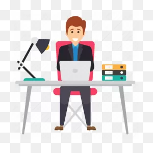Employee Working, Freelancer, Manager Desk, Manager Working ClipartFlare.com 