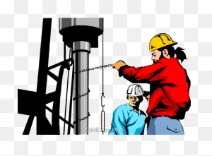 Oil Rig Workers Royalty Free Vector Clip Art Illustration ClipartFlare.com 