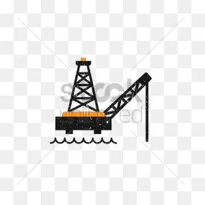 Oil Rig Vector Image - 1292958 | Stockunlimited