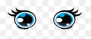 Download Hd Ojos Kawaii Png - Face Parts Cartoon Transparent Png ClipartFlare.com 