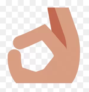 Hand Emoji Clipart Perfect - Ok Hand Emoji | Full Size Png ClipartFlare.com 