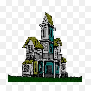 Old Haunted House Clipart - ClipartFlare