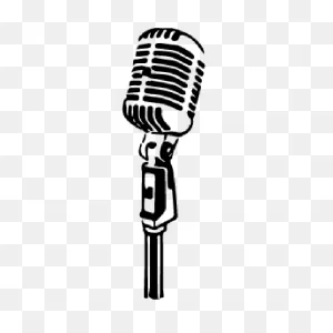 20  Latest Old School Microphone Drawing Png | Barnes Family