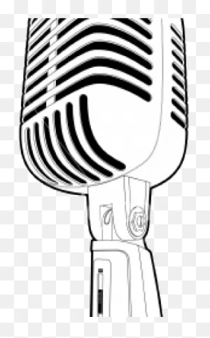 Download Drawn Microphone Vintage Microphone - Drawing Png Image ClipartFlare.com 