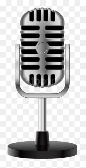 Vintage Microphone Clip Art Image - Old School Microphone Front ClipartFlare.com 