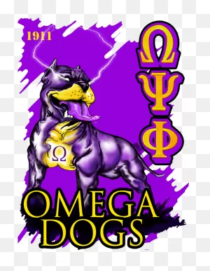 Omega Psi Phi Bulldog Founder Patch Set Clipart , Png Transparent ClipartFlare.com 