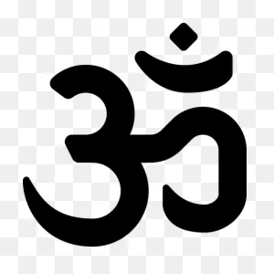 Mantra Om In Golden Lotus Flower Transparent Png - Stickpng
