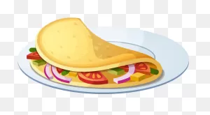 Download Calzone - Omelette Clipart - Full Size Png Image - ClipartFlare