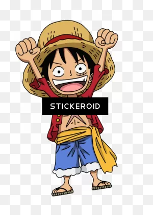 One Piece Chibi Manga - Luffy One Piece Png Clipart - Full Size ClipartFlare.com 
