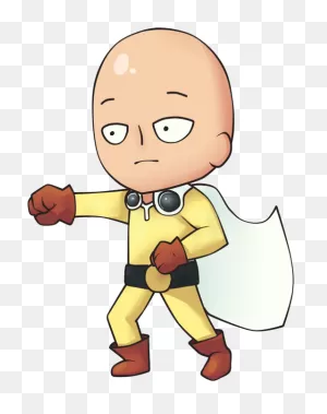 Saitama One Punch Man - Chibi Fanart By Aidenr0 On 