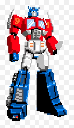 Optimus Prime - Pixel Art Transformers Optimus Prime Clipart ClipartFlare.com 