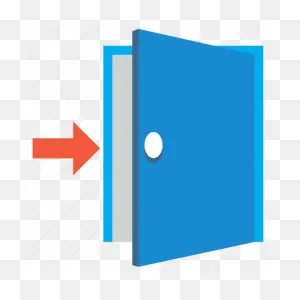 Exit, Log Off, Log Out, Open Door, Cancel, Close, Logout Icon ClipartFlare.com 