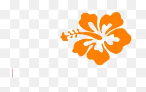 Orange Hawaiian Flower Clipart - ClipartFlare - ClipartFlare