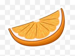 Orange Slice Pin | Club Penguin Wiki | ClipartFlare