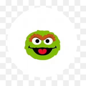Oscar The Grouch Clipart Transparent - Oscar The Grouch Head Png ClipartFlare.com 