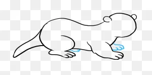 How To Draw Otter - Drawing Clipart - Full Size Clipart (#923330 ClipartFlare.com 