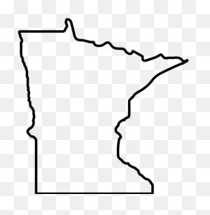Minnesota Outline Rubber Stamp State Rubber Stamps - Minnesota ClipartFlare.com 