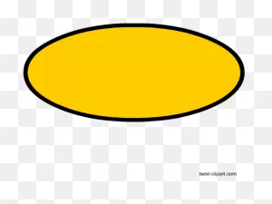 Download Hd Yellow Oval Free Clip Art Image - Oval Shape Clipart ClipartFlare.com 