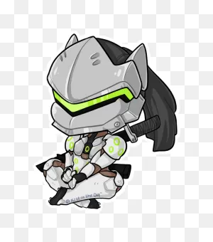 Genji Chibi By Xnekorux | Chibi Overwatch, Chibi, Genji