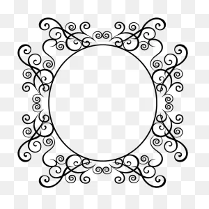 Borders And Frames Picture Frames Decorative Arts Garden - Oval ClipartFlare.com 
