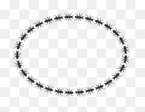 Free Clipart: Ant Border Oval | Pitr