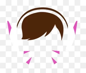 Myversion Original D - Overwatch Dva Logo Clipart - Full Size ClipartFlare.com 
