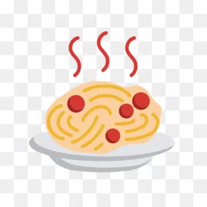 Plate, Italian, Dish, Pasta, Noodles, Spaghetti Icon - Download On ClipartFlare.com 