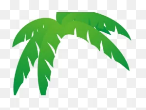 Download Hd Palm Tree Clipart Palmera - Palm Frond Palm Tree Leaf ClipartFlare.com 