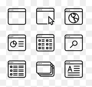Computer Window - Programming Icon Pack Clipart - Large Size Png ClipartFlare.com 