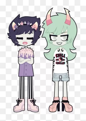 Homestuck Pastel Goth - (568X796) Png Clipart Download
