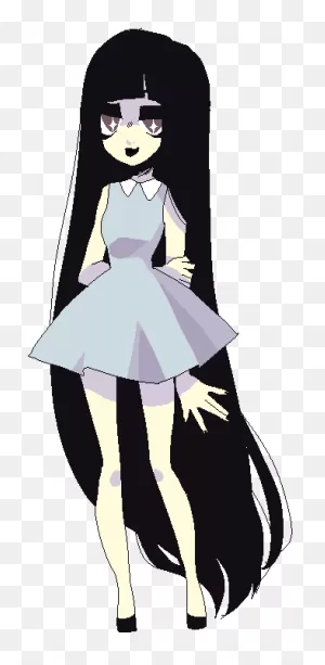 Pastel Goth Girl By Dollieguts - Pastel Goth Draw - (400X700) Png ClipartFlare.com 