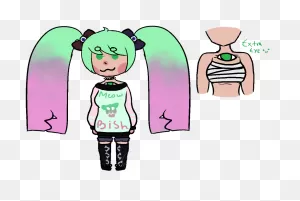 Pastel Goth Drawing - Pastel Goth Girl Drawing Clipart - Full Size ClipartFlare.com 
