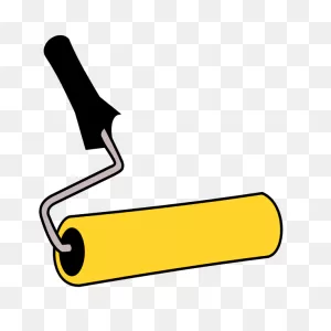 Paint Roller Vector Image | Free PNG-WebP