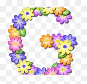 Pastel Clipart Completely - Flower Letter Png Transparent Png ClipartFlare.com 