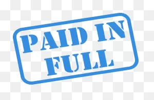 Download Football And Cheerleader Clipart - Paid In Full Stamp Png ClipartFlare.com 