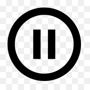 Rounded Pause Button - Free Controls Icons