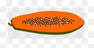 Fruit Cartoon Clipart - Papaya, Illustration, Food, Transparent ClipartFlare.com 