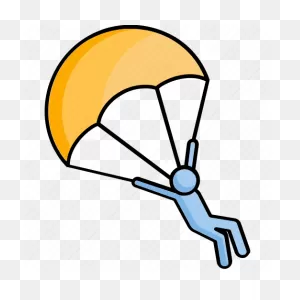 Landing, Parachute, Skydiving, Travelling Icon - Download On ClipartFlare.com 
