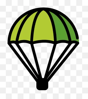 Parachute Emoji Clipart - Parachute Emoji - Png Download - Full ClipartFlare.com 
