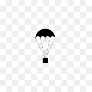 Parachute Vector Image | Free PNG-WebP