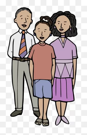 Girl With Parents Clipart. Free Download Transparent .png | ClipartFlare