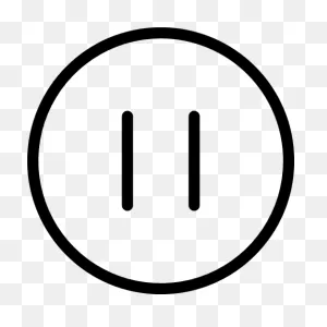 Pause Button - Free Signs Icons